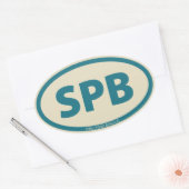 SPB ovaal Ovale Sticker (Envelop)