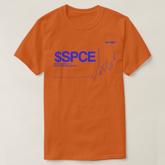 SPCE Maagd Galactische voorraad T-shirt (Design voorkant)