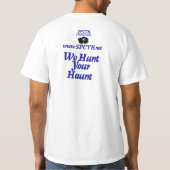 SPCTR standaard t-shirt, blauwe tint - xl adres T-shirt (Achterkant)