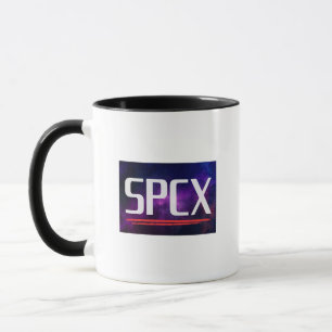 SPCX SpaceX IPO Beleggersontwerp   Ruimteaandeel  Mok