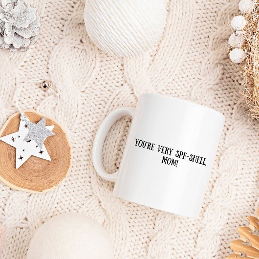 Spe-Shell Mom Mok – Schattige Moederdag Mok