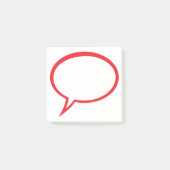 Speach Bubble Post-it® Notes (Voorkant)