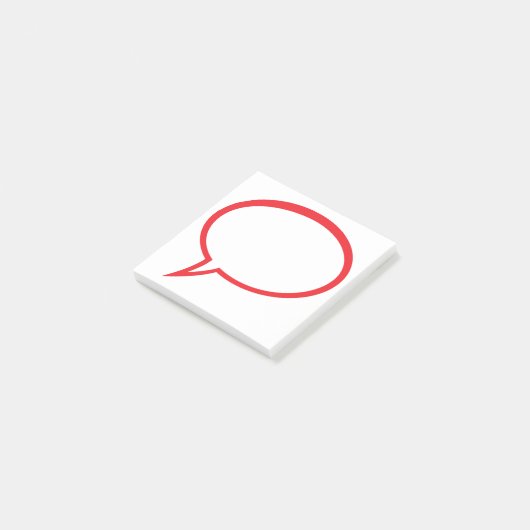 Speach Bubble Post-it® Notes (Schuin)