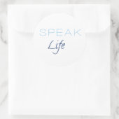 Speak Life Sticker (Tas)