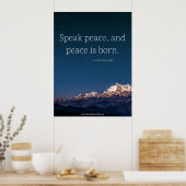 Speak Peace Poster (Keuken)