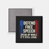 Speak Up While It’s Still Legal Human Dom Rights J Magneet (Voorkant / Achterkant)