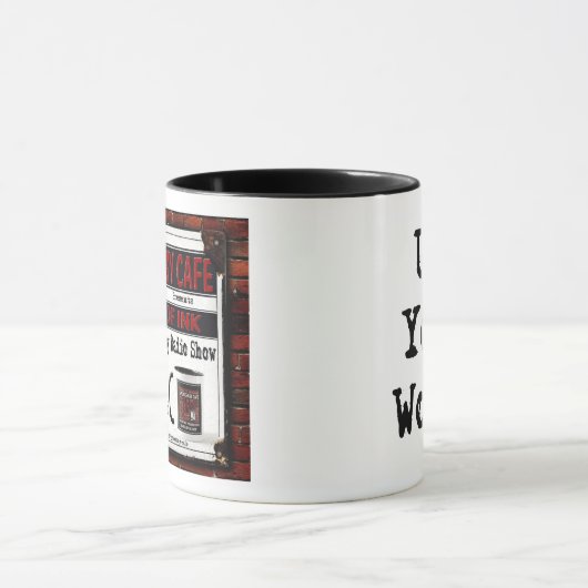 SpeakEasy cafe Gebruik uw woorden Mok (Midden)