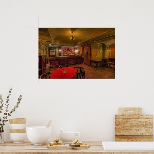 Speakeasy Club — Butte Montana Poster (Keuken)