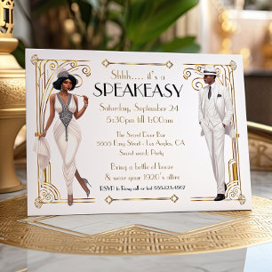 Speakeasy Flapper Grote Gatsby Harlem Nights Kaart