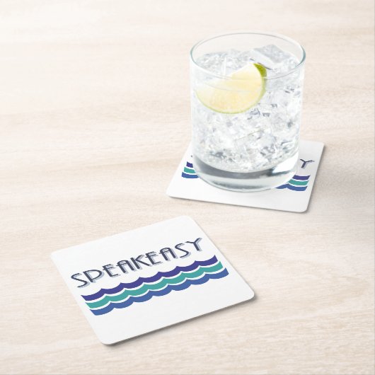 SpeakEasy Kartonnen Onderzetters (Insitu)