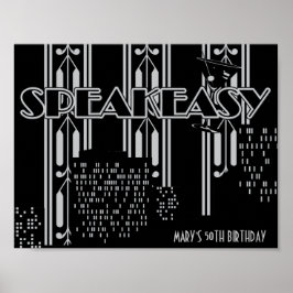Speakeasy, Poster van de Birthday Party van 1920