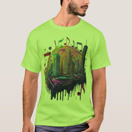 Speakeasy Soundwaves: Retro Beats, Moderne Groeven T-shirt