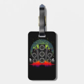 Speaker Blast Bagagelabel (Achterkant verticaal)