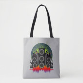 Speaker Blast Tote Bag (Voorkant)