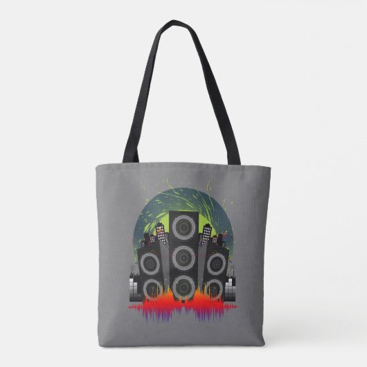 Speaker Blast Tote Bag (Achterkant)