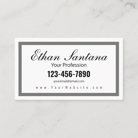 Speaker Blast Visitekaartje (Achterkant)