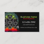 Speaker Blast Visitekaartje (Achterkant)