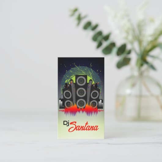 Speaker Blast Visitekaartje (Staand voorkant)