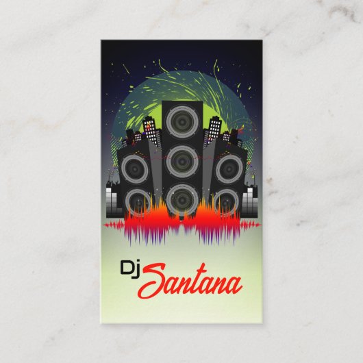 Speaker Blast Visitekaartje (Voorkant)