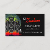 Speaker Blast Visitekaartje (Achterkant)