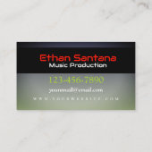 Speaker Blast Visitekaartje (Achterkant)