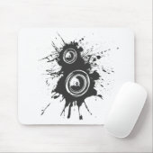 Speaker Graffiti - DJ Music Disk Jockey Audio Muismat (Met muis)