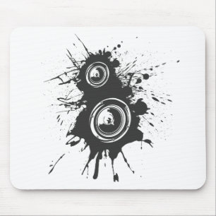 Speaker Graffiti - DJ Music Disk Jockey Audio Muismat