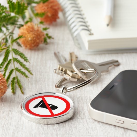 Speaker Volume Sign | Premium-Sleutelhanger Sleutelhanger (Zijkant)