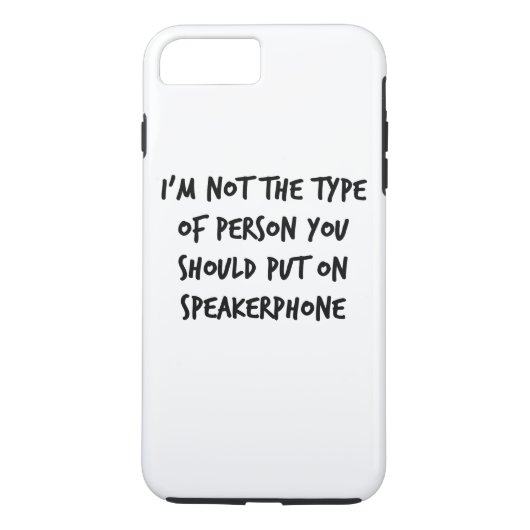 Speakerphone Case-Mate iPhone Case (Achterkant)