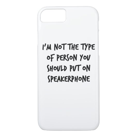 Speakerphone Case-Mate iPhone Case (Achterkant)