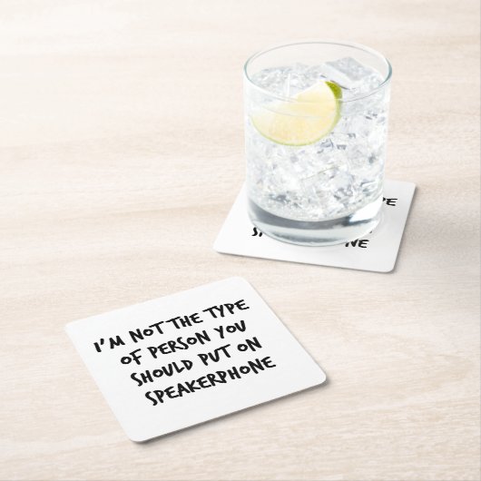 Speakerphone Kartonnen Onderzetters (Insitu)