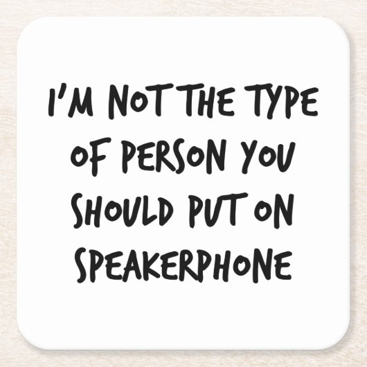 Speakerphone Kartonnen Onderzetters (Voorkant)