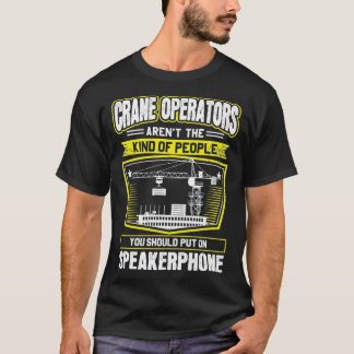 Speakerphone Kraan Operator Premium T-shirt