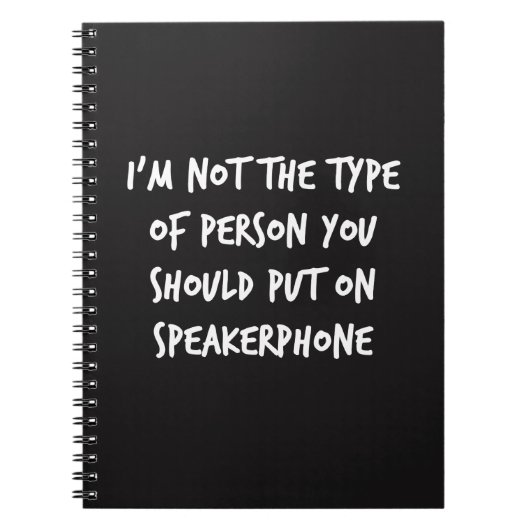 Speakerphone Notitieboek (Voorkant)