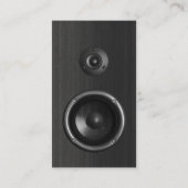 Speakers DJ Music Event Production visitekaartjes (Achterkant)