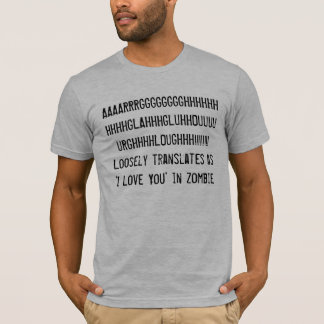 SPEAKINGZOMBIE T-SHIRT