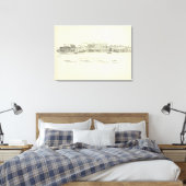 Spear East Side Market and Mission Canvas Afdruk (Insitu (Slaapkamer))