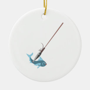 Spear Gevist Keramisch Ornament