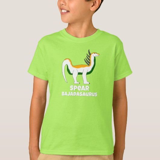 Spear the Bajadasaurus Dino T-Shirt (Voorkant)