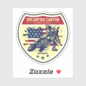 SPEARFISH CANYON SCENIC BYWAY MOTORFIETSEN STICKER (Vel)