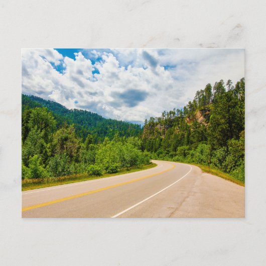 Spearfish Canyon Schilderachtig Byway, South Dakot Briefkaart (Voorkant)