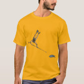  Spearfish Diver met poespear en vis T-shirt (Voorkant)