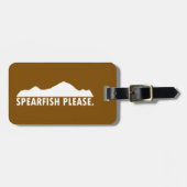 Spearfish South Dakota Alsjeblieft Bagagelabel (Voorkant horizontaal)