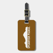 Spearfish South Dakota Alsjeblieft Bagagelabel (Voorkant verticaal)