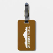 Spearfish South Dakota Alsjeblieft Bagagelabel (Achterkant verticaal)