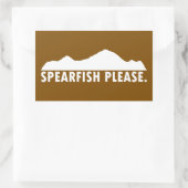 Spearfish South Dakota Alsjeblieft Rechthoekige Sticker (Tas)