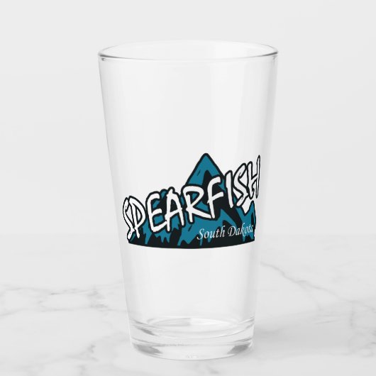 Spearfish South Dakota Mountain Glas (Voorkant)