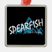 Spearfish South Dakota Mountain Metalen Ornament (Voorkant)