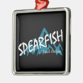 Spearfish South Dakota Mountain Metalen Ornament (Links)