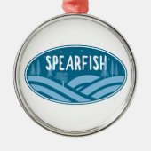 Spearfish South Dakota Outdoors Metalen Ornament (Voorkant)